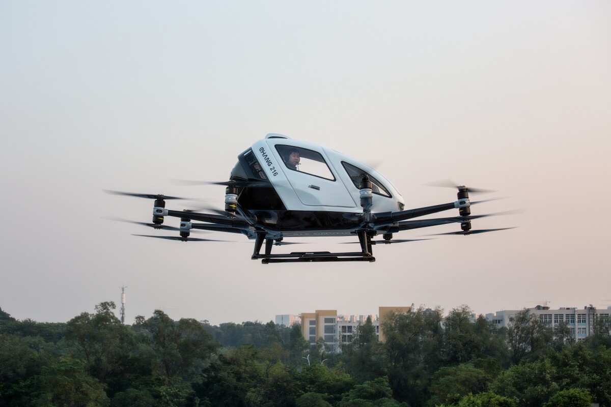 A Closer Look At The Ehang 216 Pilotless Air Taxi a-closer-look-at-the-ehang-216-pilotless-air-taxi